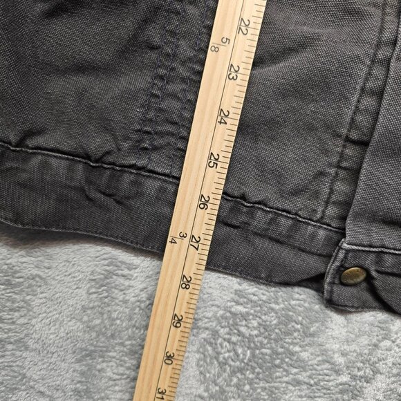 Saddle King By Key Western Trucker Jacket Mens XL Black Denim Pockets Snap - Picture 12 of 13